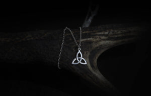 Small Celtic Trinity Knot - Sterling Silver Necklace